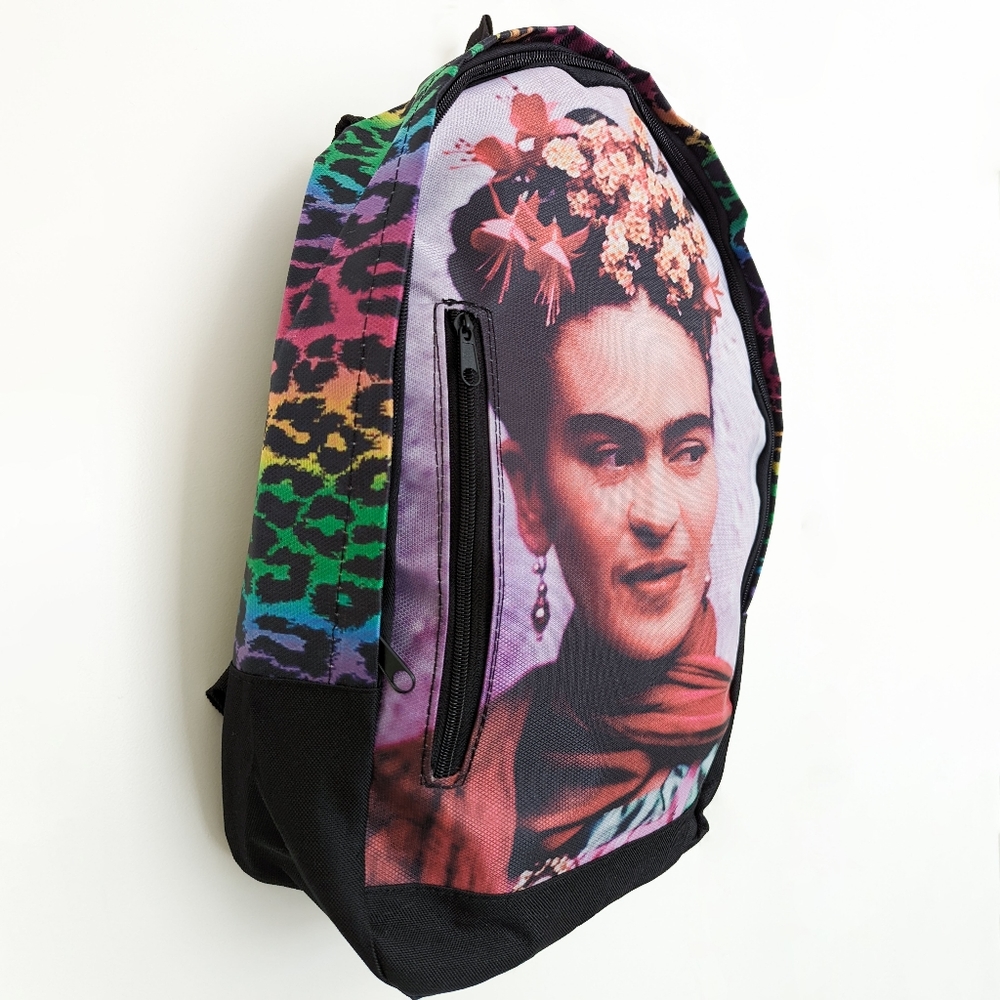 Frida Kahlo inspired backpack // Rainbow 🌈 animal print